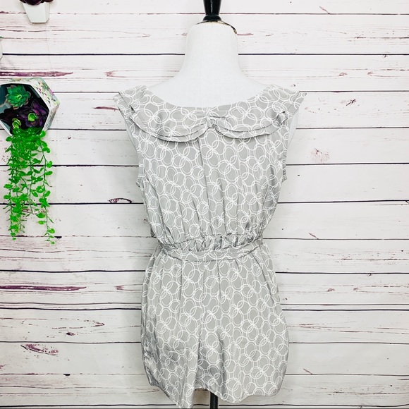 NWT Motherhood Maternity Gray & White Babydoll Top Size Small - Picture 7 of 8